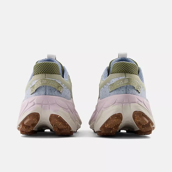 New Balance Fresh Foam X More Trail v3 Sneakers - Fatigue Green w/ Sunflower - Picture 10 of 10